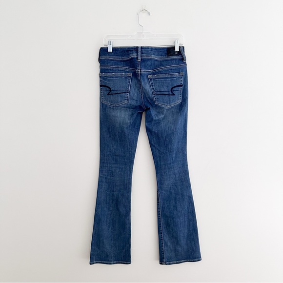 American Eagle Kick Boot Super Stretch Jeans Low Rise Y2K - Picture 6 of 8